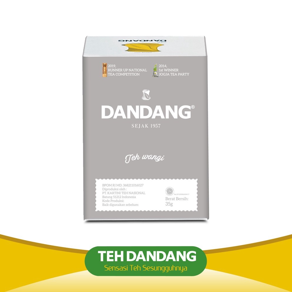 

↔ Teh Dandang Putih 35gr - Teh Tubruk - 1 Slop isi 10 Box 35gr Readystock 。・