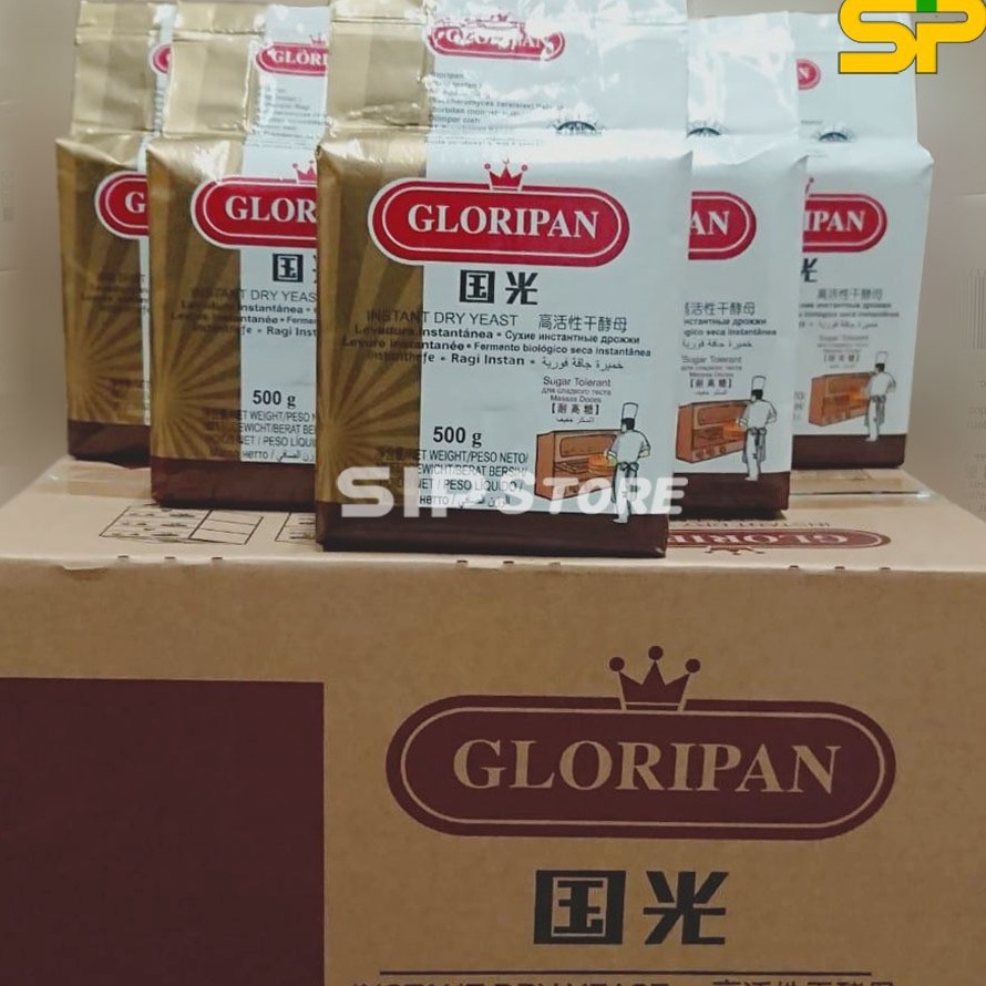 

Terlaris GLORIPAN Instant Dry Yeast / Ragi Instan / Pengembang Kue 500gr