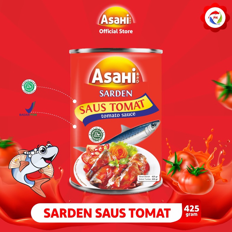 

KP62 Sarden AsaHi 425 gr Rasa Tomat 9567