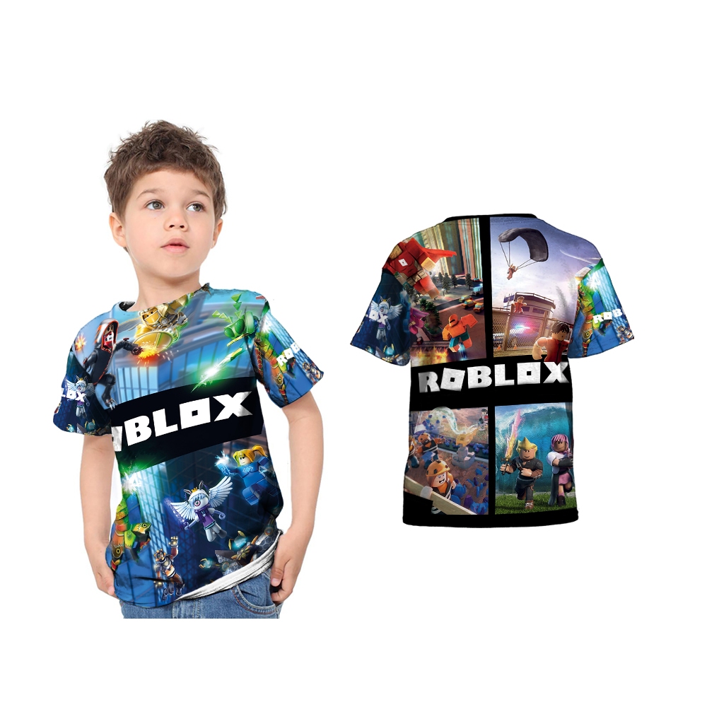 ROBLOX - KEREN  Pakaian Baju Kaos Anak Laki - Laki Printing