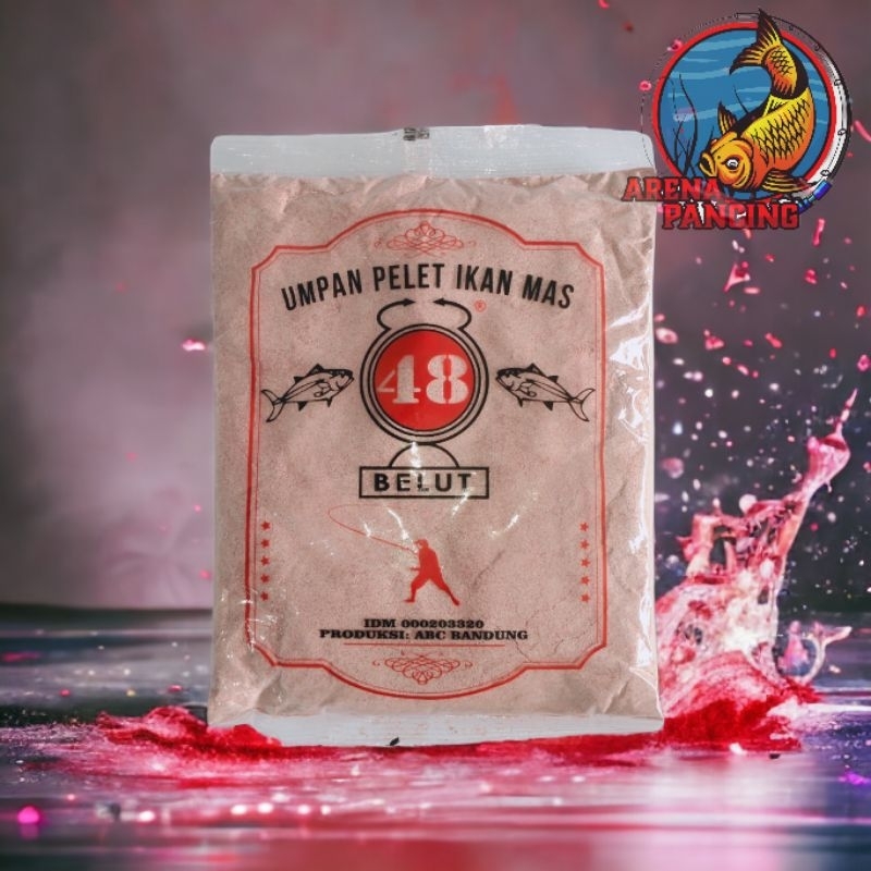 Umpan Pancing Ikan Pelet Merah 48 - Belut