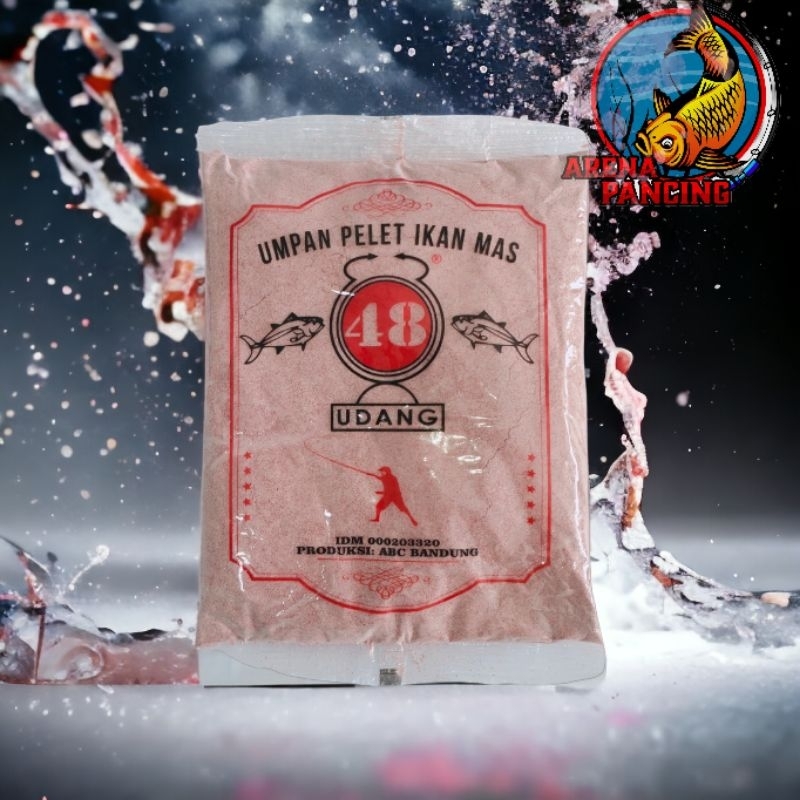 Umpan Pancing Ikan Pelet 48 Merah - Udang