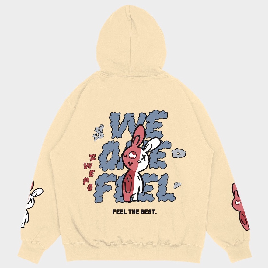 Ready Stock SWEPO Hoodie Jumper We One Feel (SABLON) M-XXL (Pria & Wanita).