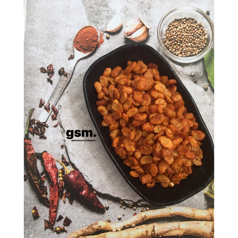 

KACANG KORO KUPAS PEDAS 250gram | Grosirsnackmurahdedel | ACEH