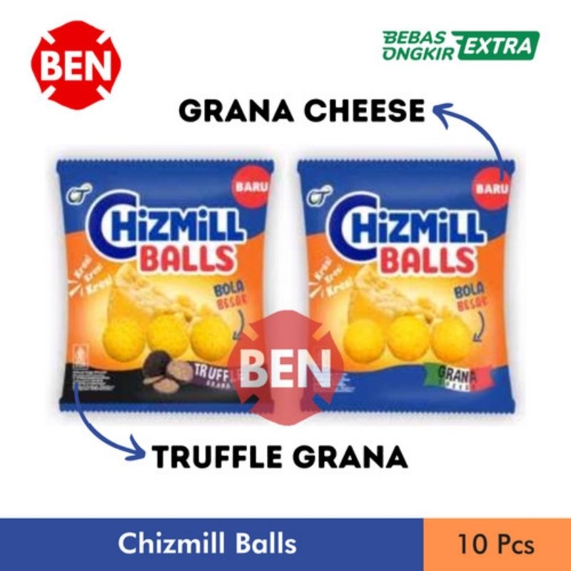 

CHIZMILL BALLS GRANA CHEESE | TRUFFLE GRANA NETTO 10 PCS X 16 GR