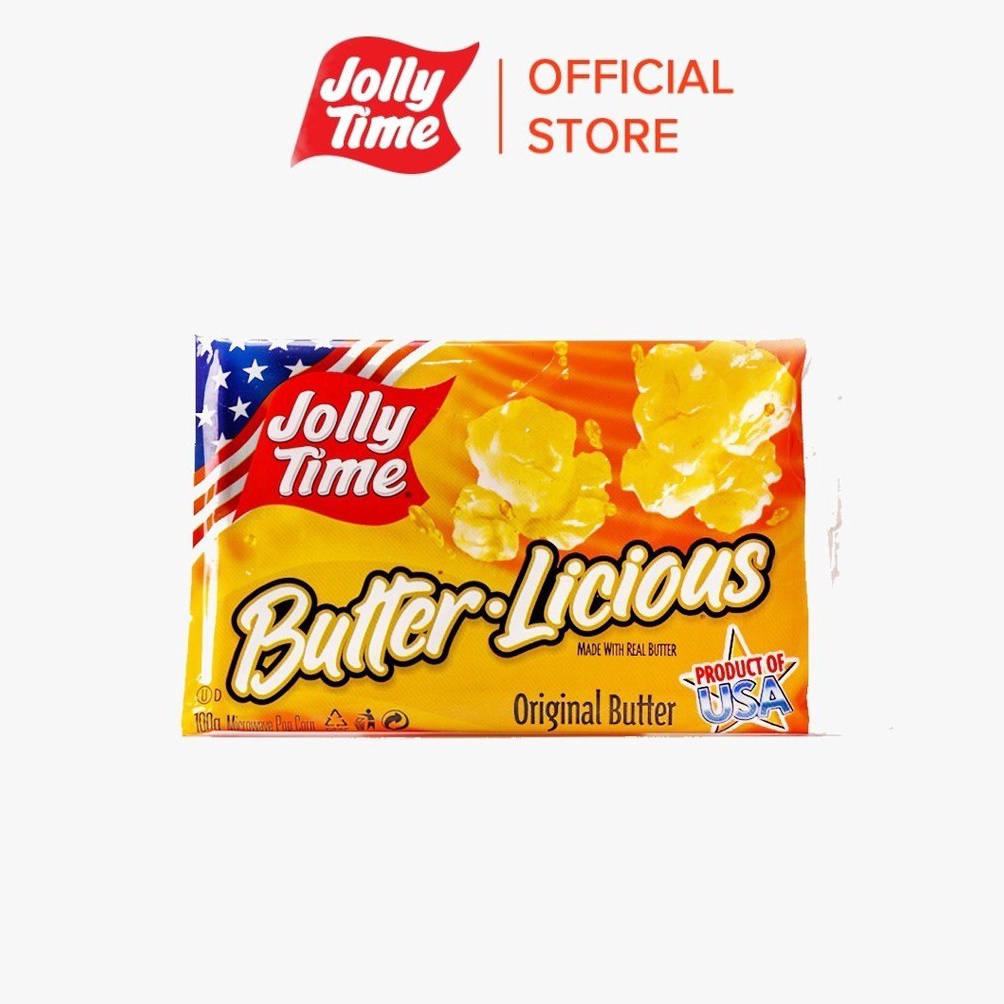 

[۞X63\] Jolly Time Microwave Popcorn - Butterlicious Product Of USA Serba Murah