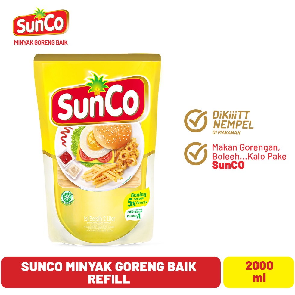

B3stpr0 Sunco Minyak Goreng Refill 2L New Product