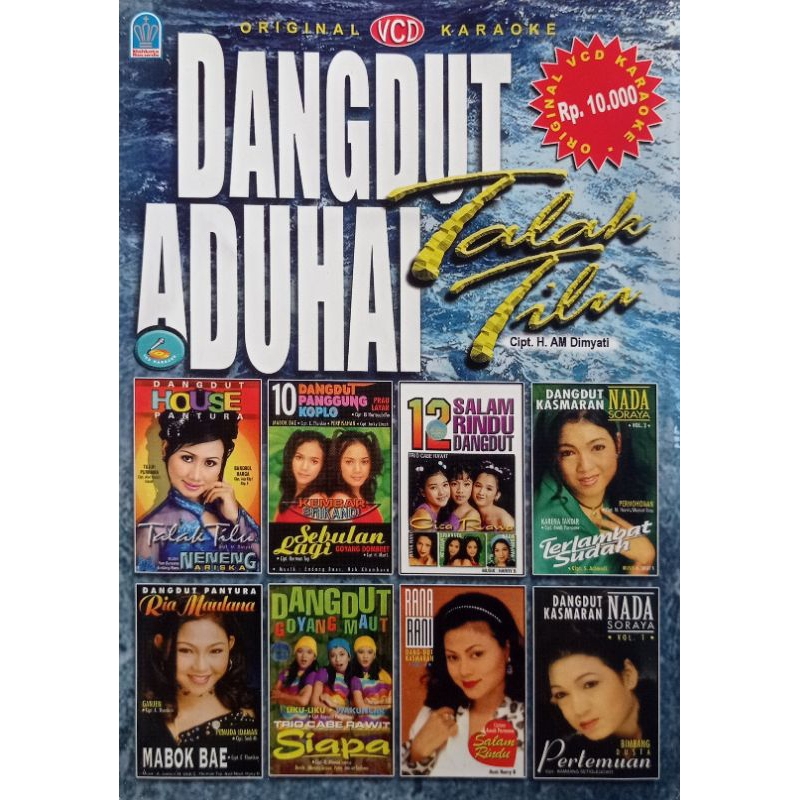 VCD Original Album Dangdut Aduhai Nada Soraya, Rana Rani, Trio Cabe rawit, Neneng Ariska Dll (Mahkota Records)