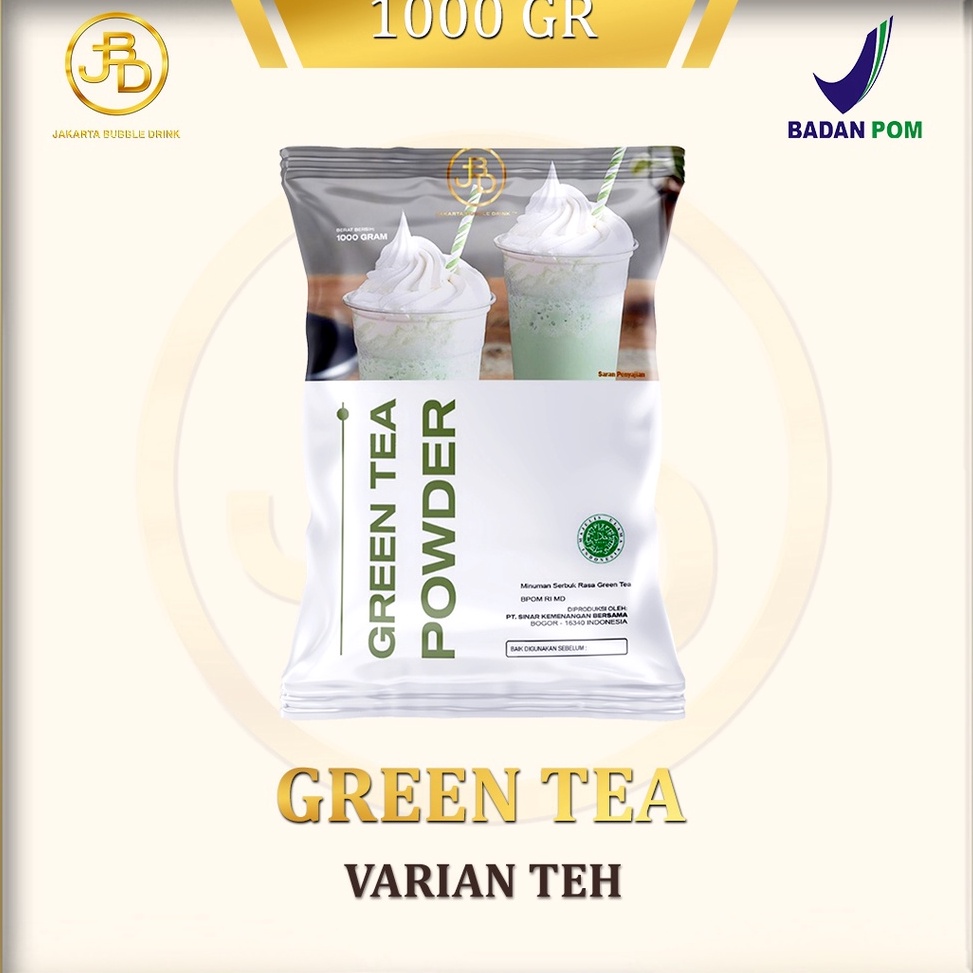 

Kode NSM008 Bubuk Minuman Premium GREEN TEA -Jakarta Bubble Drink | BPOM&HALAL