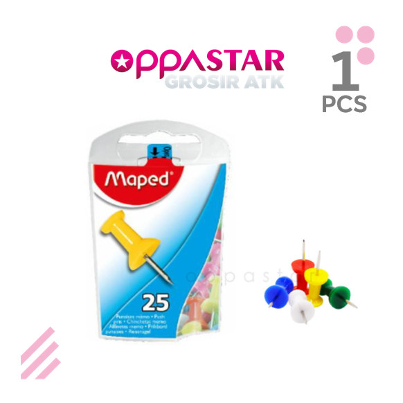 

Push Pin Maped 10 mm x25 Box