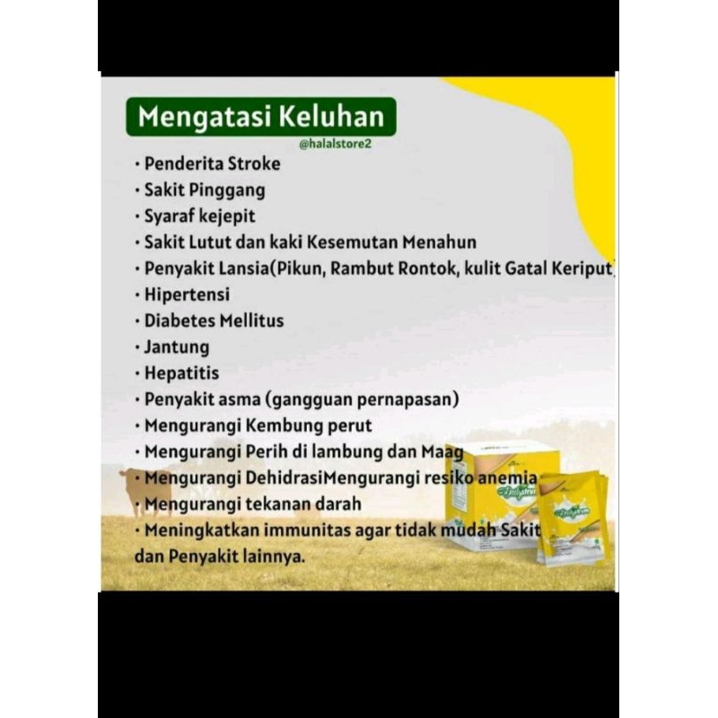 

susu kesehatan/susu tulang/susu nafsu makan/susu dailystrum sachet