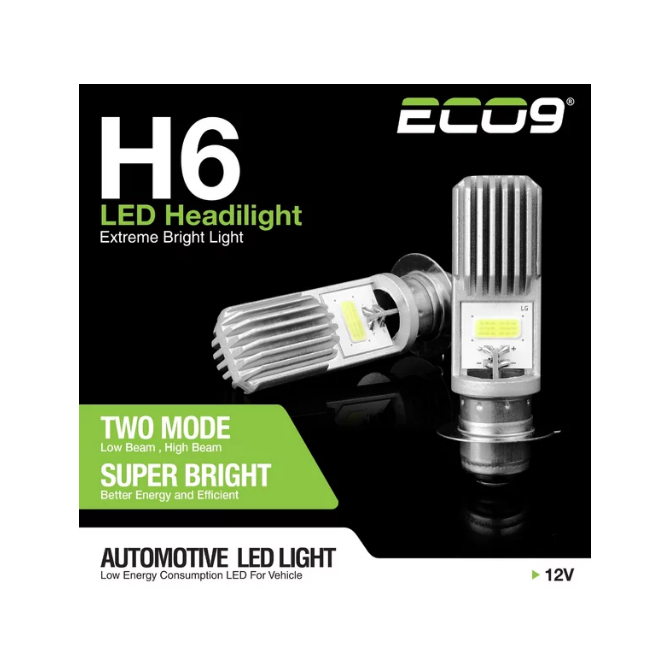 LAMPU DEPAN LED 9NINE LUMINOS MOTOR BEBEK MATIC BEAT VARIO MIO XEON H6
