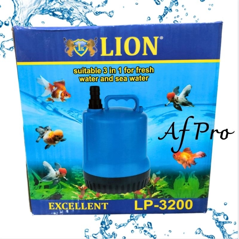 LION LP 3200 Pompa Kolam Air Mancur Hidroponik