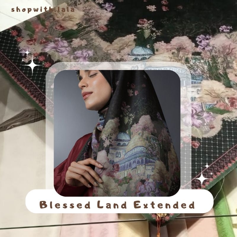 SCARF BY NADA PUSPITA OFFICIAL | THE BLESSED LAND SERIES EXTENDED BLACK NADA  NADA X BARBIE ANNELIES