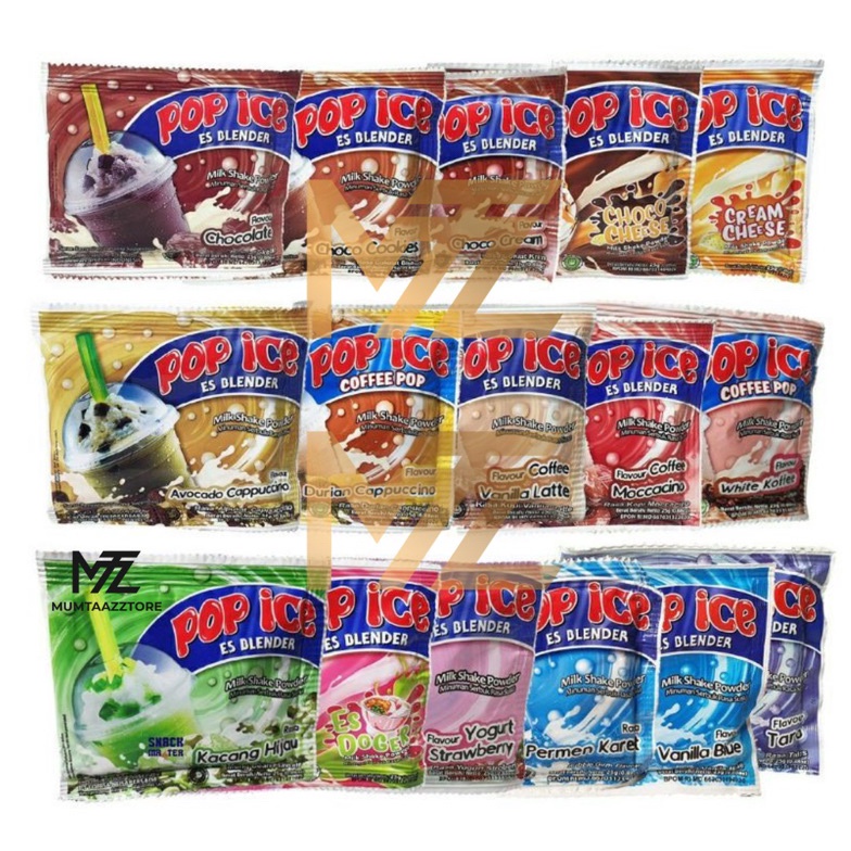 

✾ ☘️MUMTAAZZTORE☘️ POP ICE POPICE ALL VARIAN ISI 10 SACHET 4658
