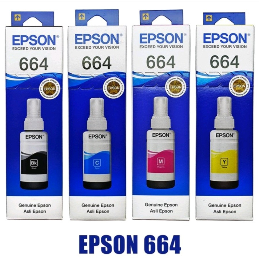 TINTA EPSON 664 ORIGINAL L120 L121 / TINTA 664 EPSON ECOTANK L121