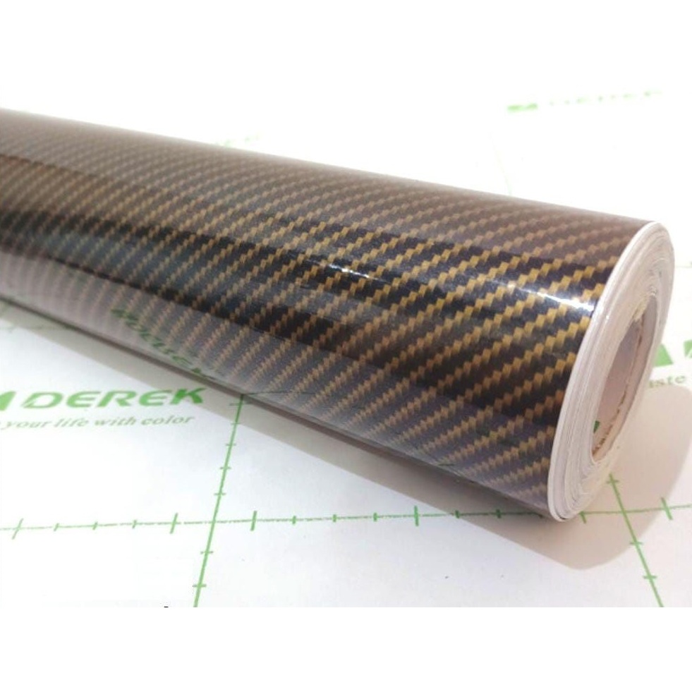 Stiker Skotlite Karbon 2D 4D 6D Glossy Bahan Lentur Sticker Scotlet Carbon Motor Mobil Tahan Panas L