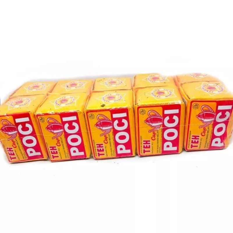 

TEH CAP POCI KUNING 40GR ISI 10 PCS