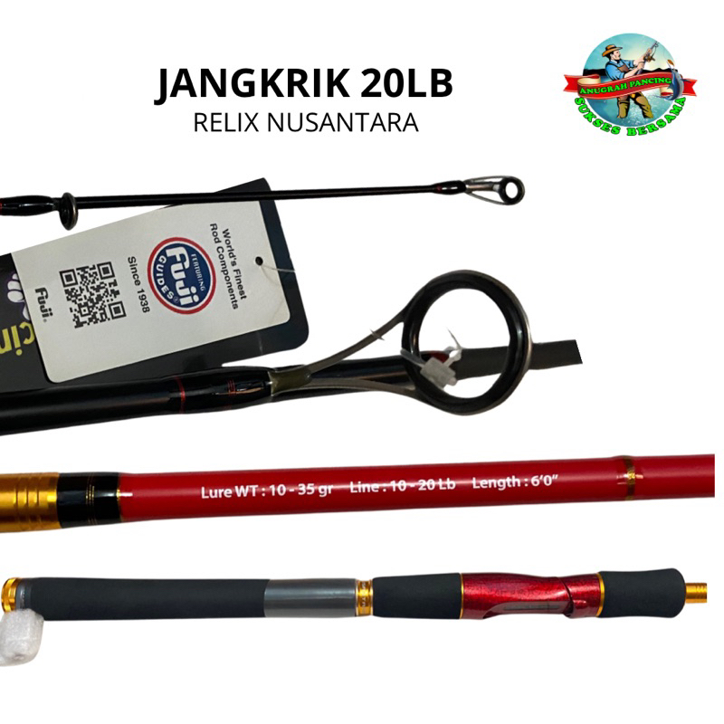 Joran Jangkrik 602 MH 20lb Relix Nusantara 180