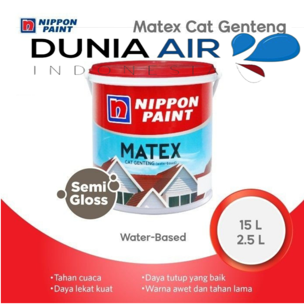 Cat Genteng Nippon Matex 808 J LEAF GREEN 2,5 Liter