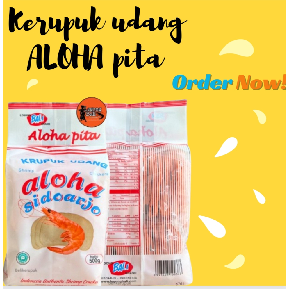 

Legong Bali Aloha Pita Kerupuk Udang Mentah Original Sidoarjo 500gr