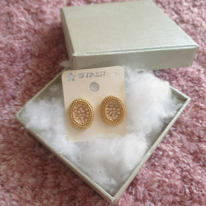 GOLD EARING//ANTING EMAS//ANTING FASHION//NEW//PRELOVED