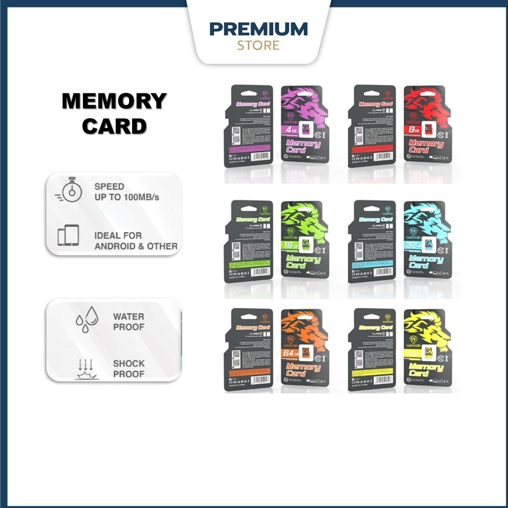LENYES Memory Card Micro SD Card 4GB/8GB/16GB/32GB/64GB/128GB High Speed Up To 90 MB/S Class 10 Memo