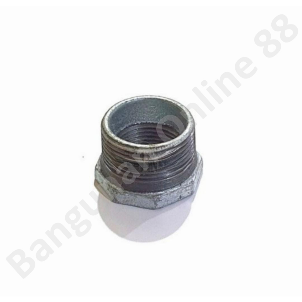 Vlok Ring Galvanis Besi 1" x 3/4" Drat Verlop Ring Galvanis