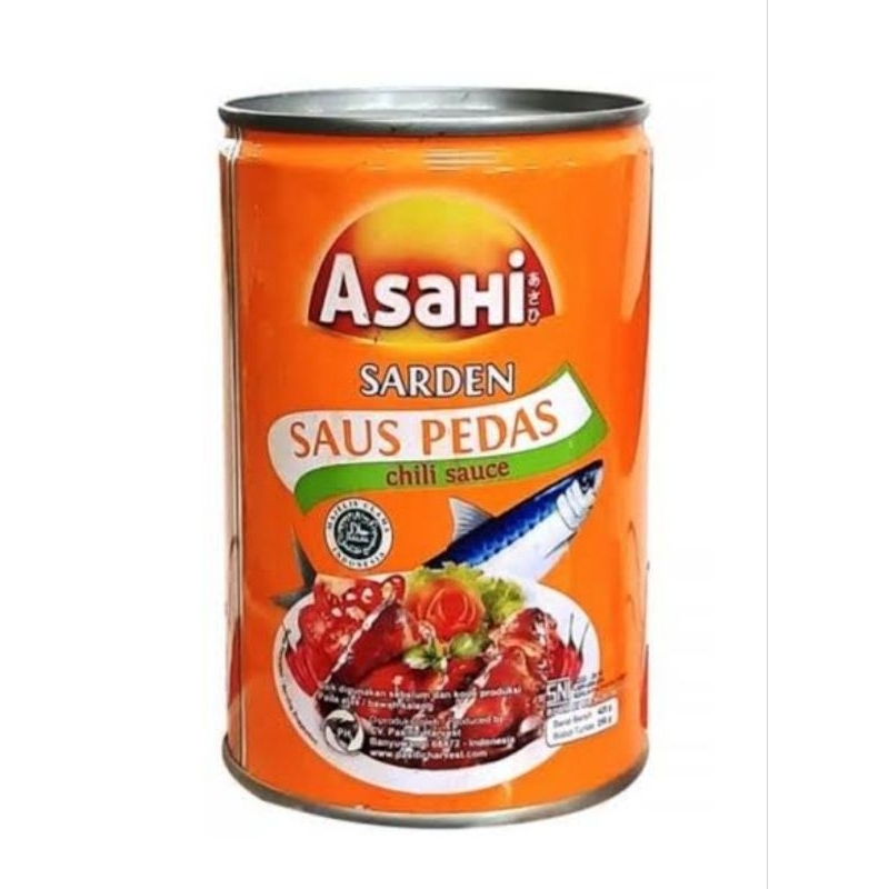 

Asahi Sarden 425gr bonus saus pedas 155gr