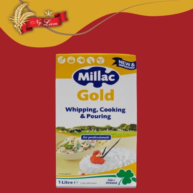

LJVL7 MILLAC Gold Whipping, Cooking, and Baking 1 liter (GOJEK/GRAB Only) Produk -