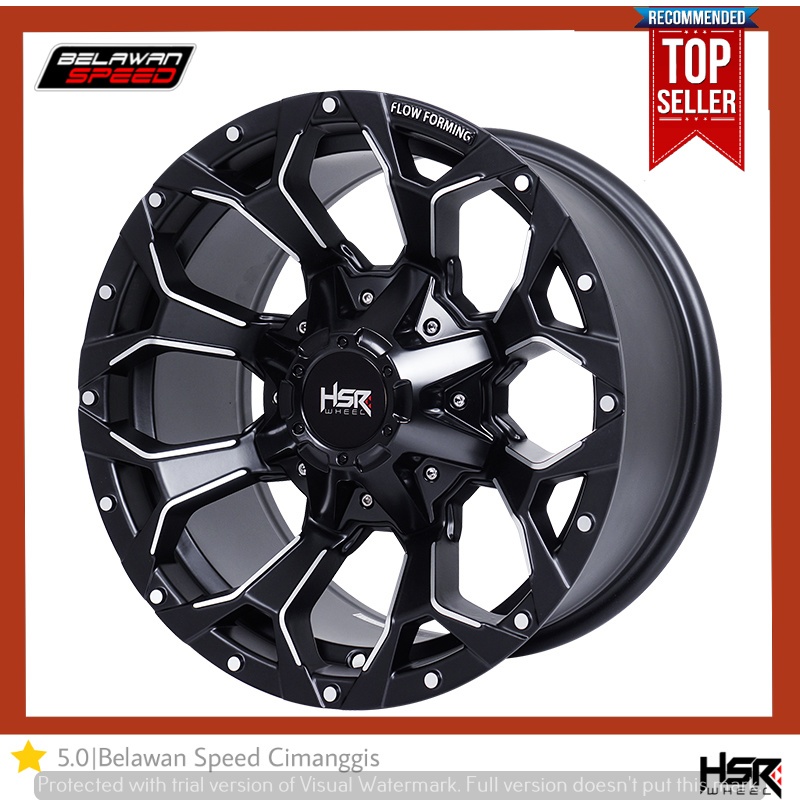 PAKET PELEK+ BAN MOBIL MODIFIKASI OFFROAD RING 16 R16 HSR GOKU PCD 5X114,3 UNTUK HILUX SINGLE INNOVA