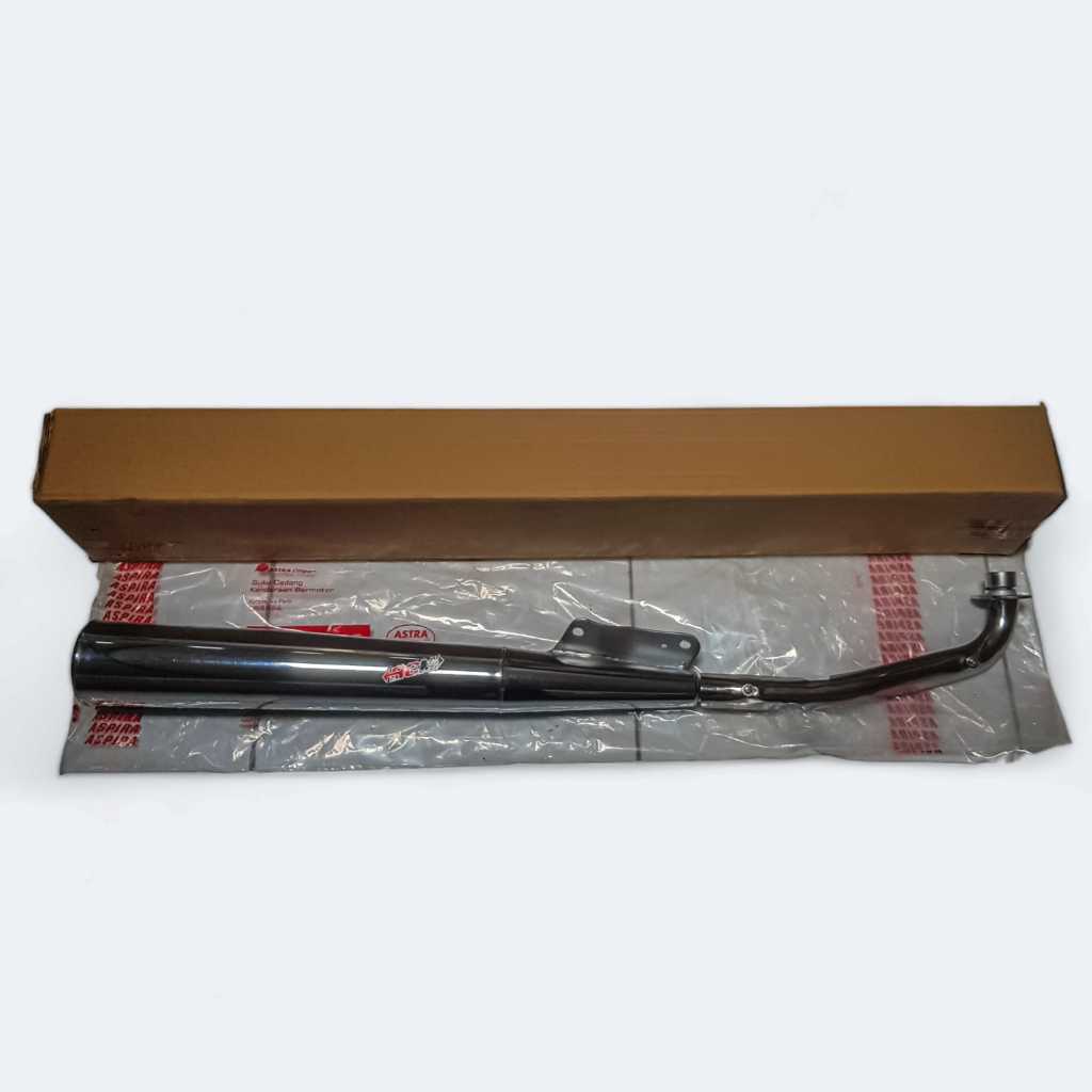 H2-18350-KEV-1300 MUFFLER MUFLER ASSY KENALPOT KNALPOT MOTOR EXHAUST HONDA SUPRA X  SUPRAX LAMA OLD 