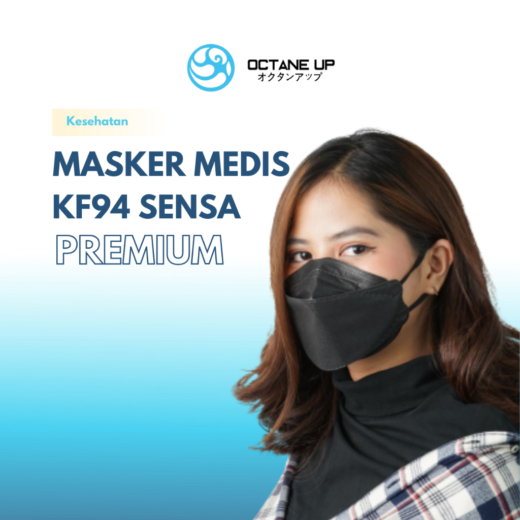 Masker Medis Kf94 Sensa 4ply Earloop 1 Box isi 20 pcs
