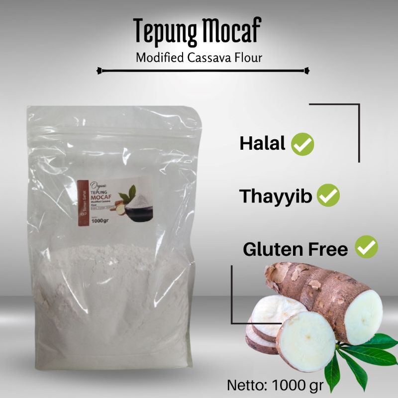 

1 kg Tepung Mocaf (gluten free) | Modified Cassava Flour