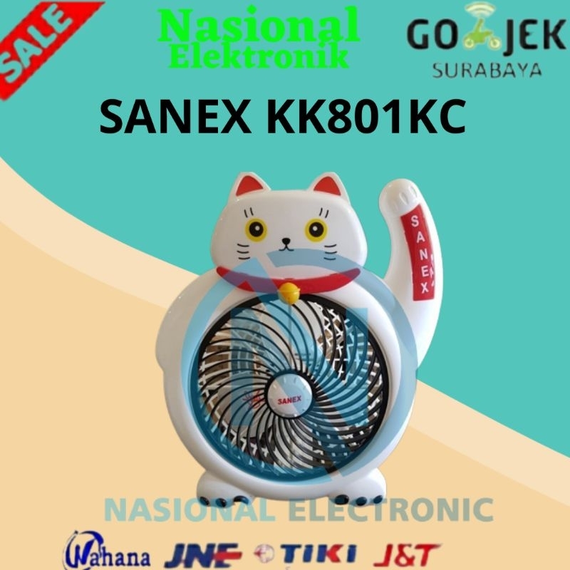 KIPAS ANGIN Sanex KK 810 KC Kipas Angin Duduk Karakter Lucu KIPAS ANGIN MEJA SANEX KK 810KC KARAKTER