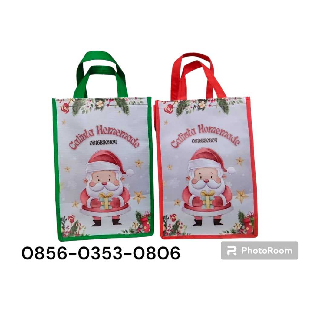 

TAS TENTENG NATAL / TAS NATAL MURAH FREE DESAIN