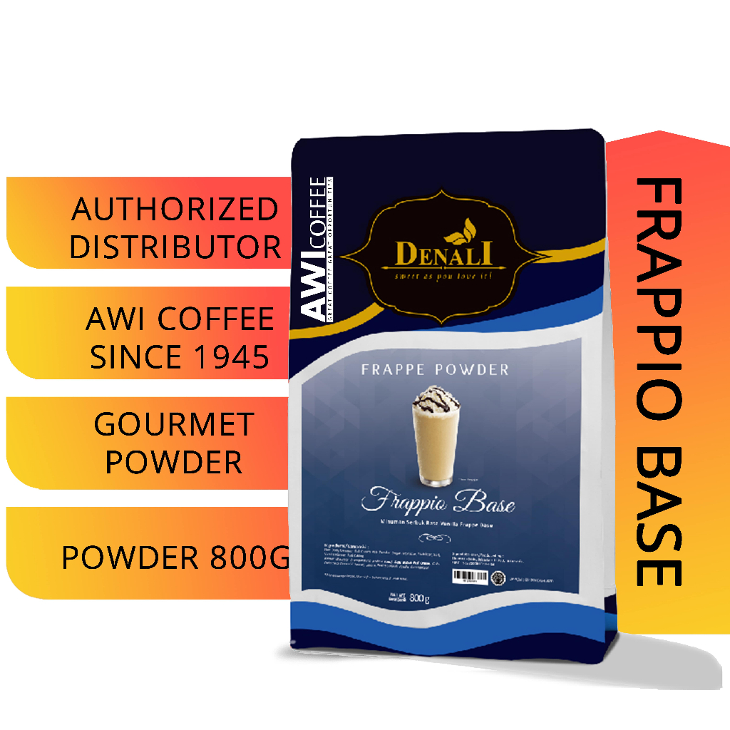 

Awi Segar Harum I Powder Frapio Base 800gr I denali I coffee | Flavored