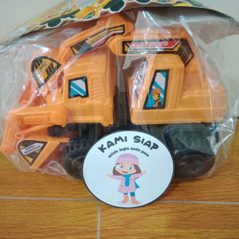 mainan escavator truck