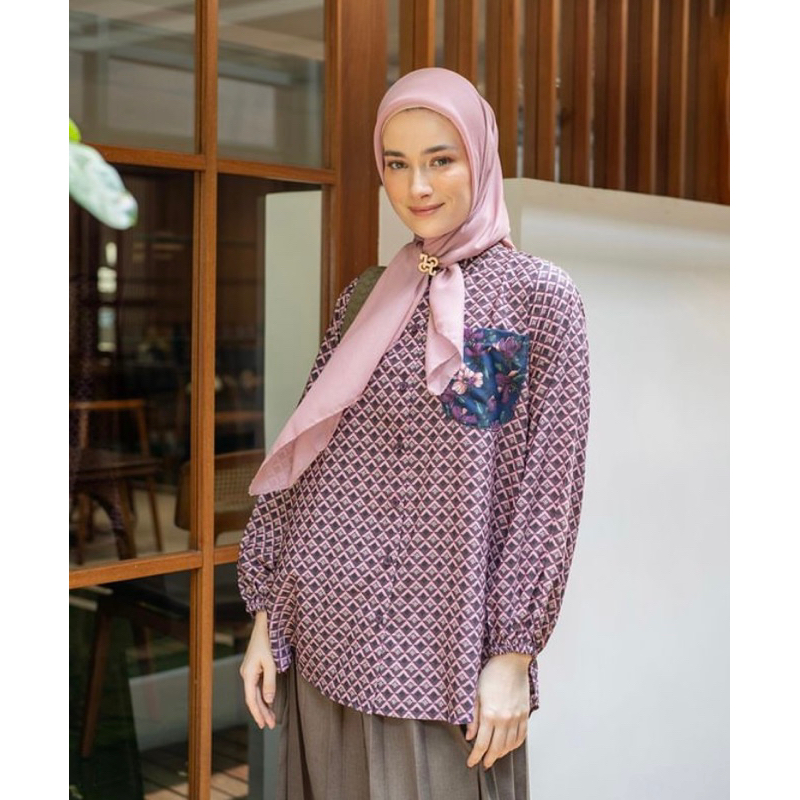 heaven lights - zanitha blouse - violet