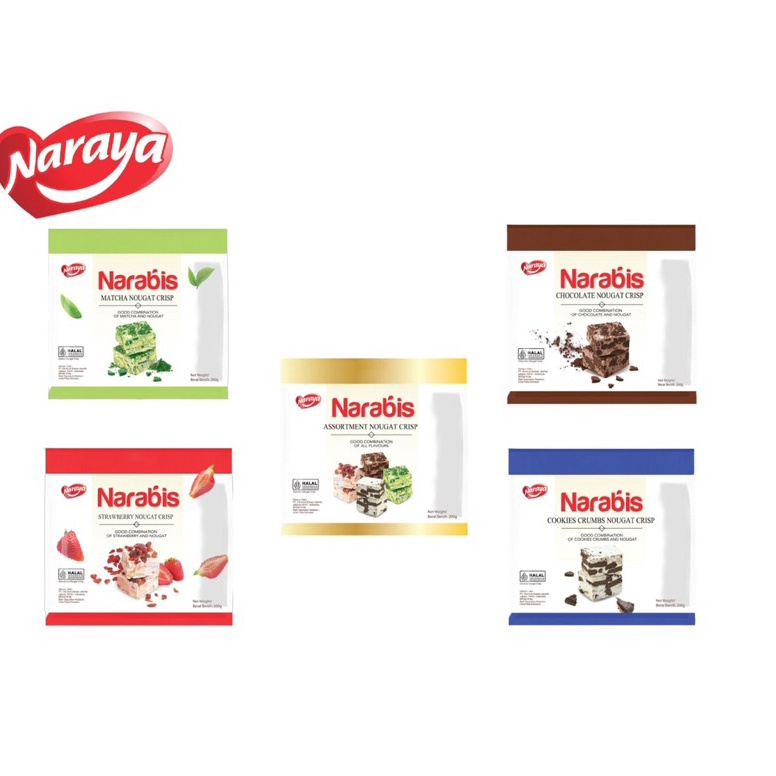 

[☄V30&] Naraya Narabis 200g Cookies Nougat Crisp 雪花酥 Sunshine
