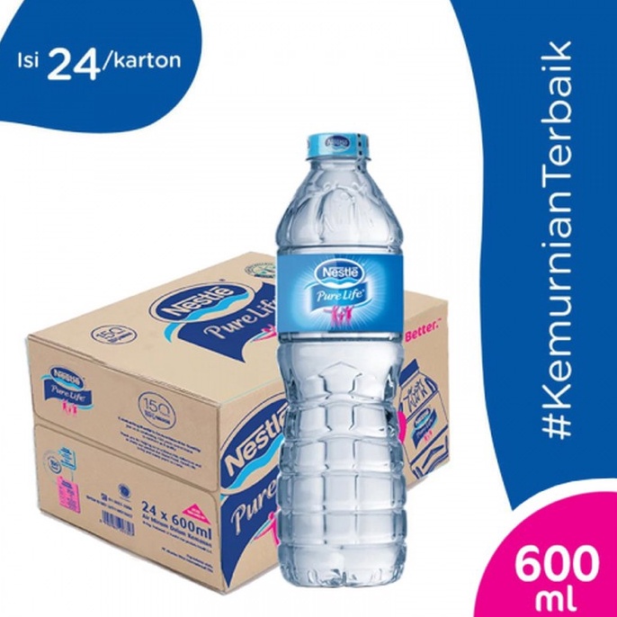 Nestle 600ML - Air Mineral 1 Dus Best Seller