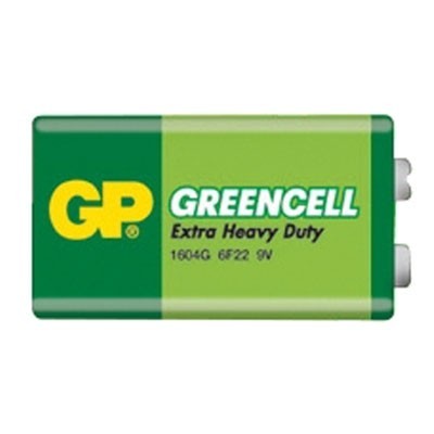 Baterai Kotak 9V Battery GP 9V GreenCell / Green Cell 1604G-S1 6F22