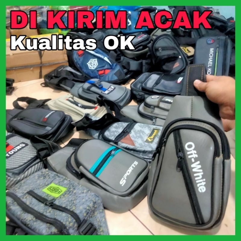 tas selempang pria murah / tas pinggang / tas selendang pria model terbaru/termurah