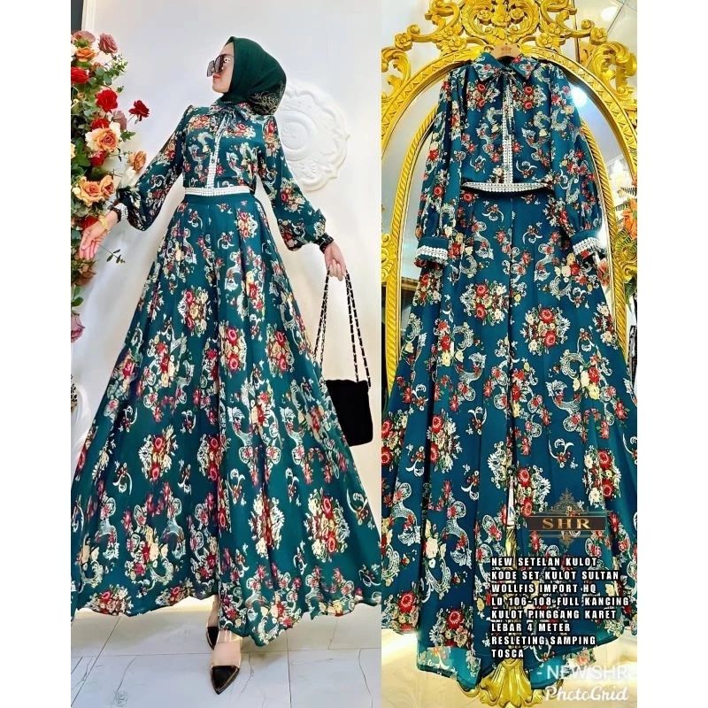 ORI SHR 100% SETELAN CELANA ONE SETCEL SULTAN WOLFIS WOLLFIS SYAHIRA