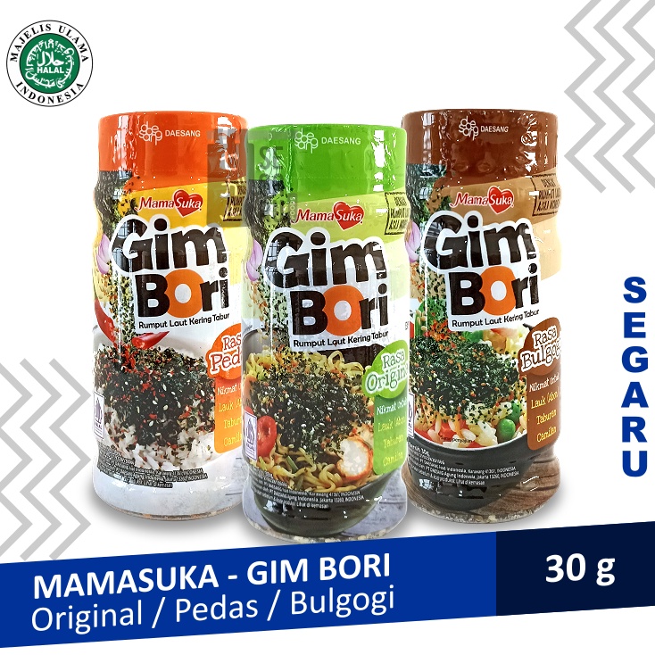 

[✏K57$] Mamasuka Gim Bori Halal 30 gr Promo Besar