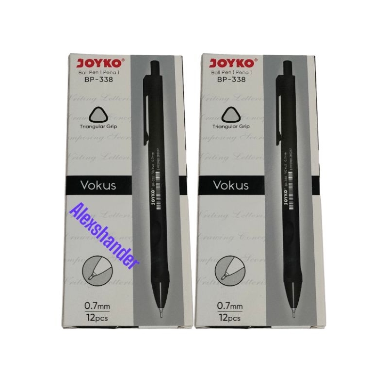 

(promo) 1 pack isi 12 pcs pulpen pena joyko BP-338