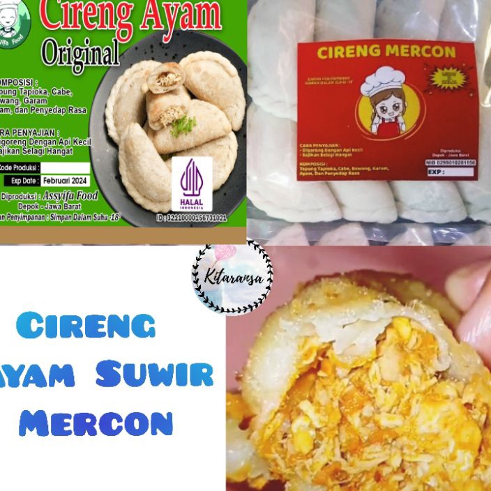 

Kode MIV253 Cireng Ayam Suwir Mercon/Cireng Mercon/Cireng