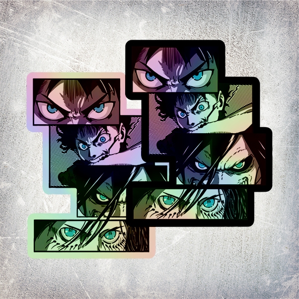 

STICKER HOLOGRAM ANIME EREN YEAGER ATTACK ON TITAN (SHINGEKI NO KYOJIN)