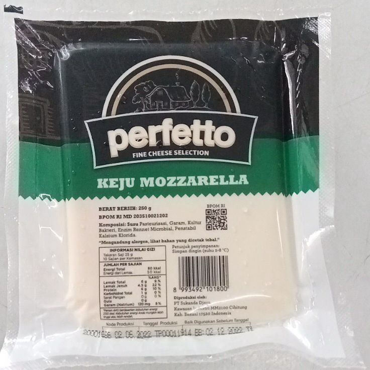 

MODEL HJT703 Keju Mozarella PERFETTO 250 gr - Keju Enak