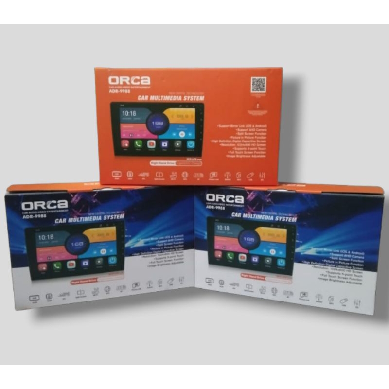 Head Unit Android 9 Inch Orca Ram 2/32GB